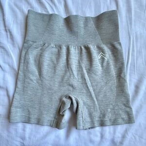 Gray Women's High-Waisted Shorts